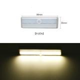 Led Inteligente com Sensor de Movimento - FQ Led CASA 04 Direct Ofertas 6 Led Amarela